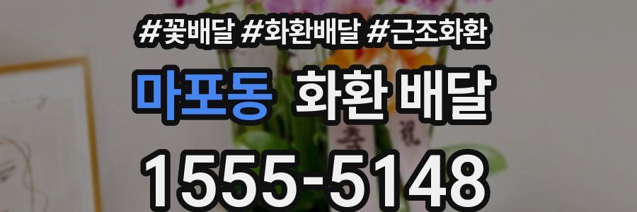 마포동 화환 배달