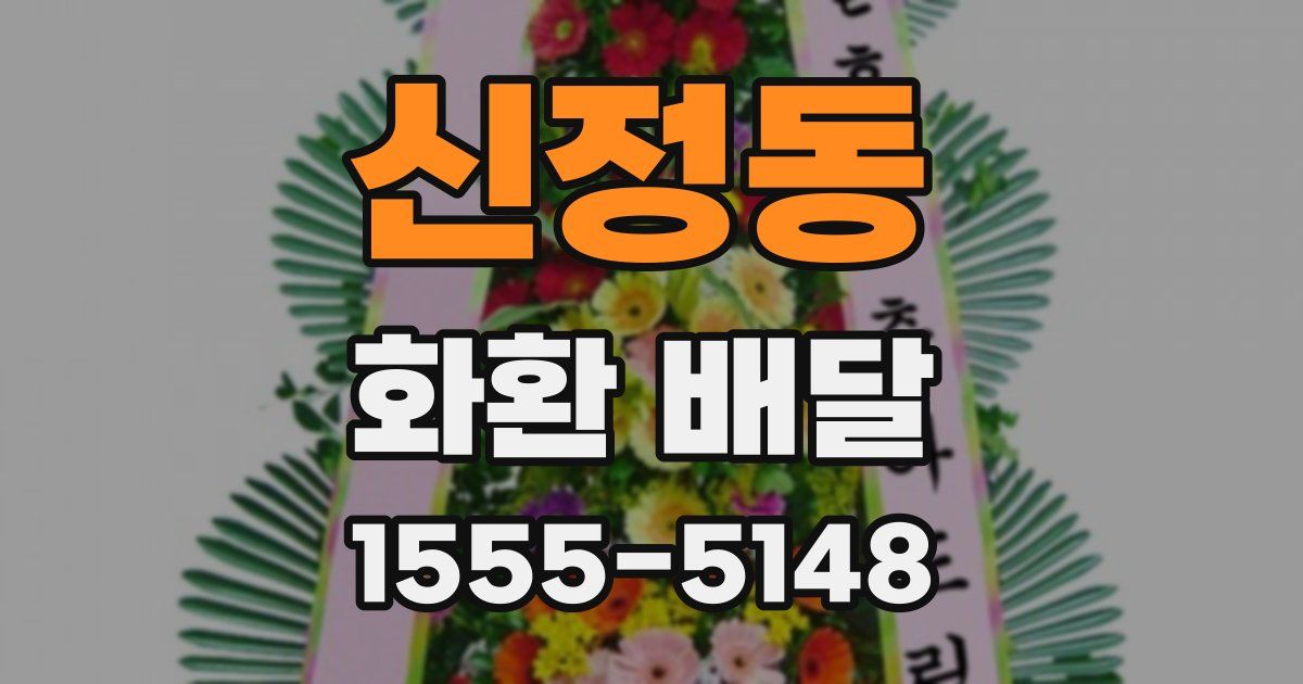 신정동 화환 배달