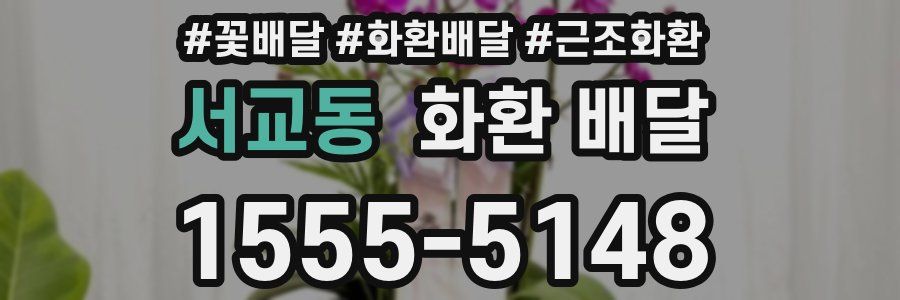 서교동 화환 배달
