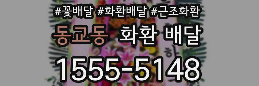 동교동 화환 배달