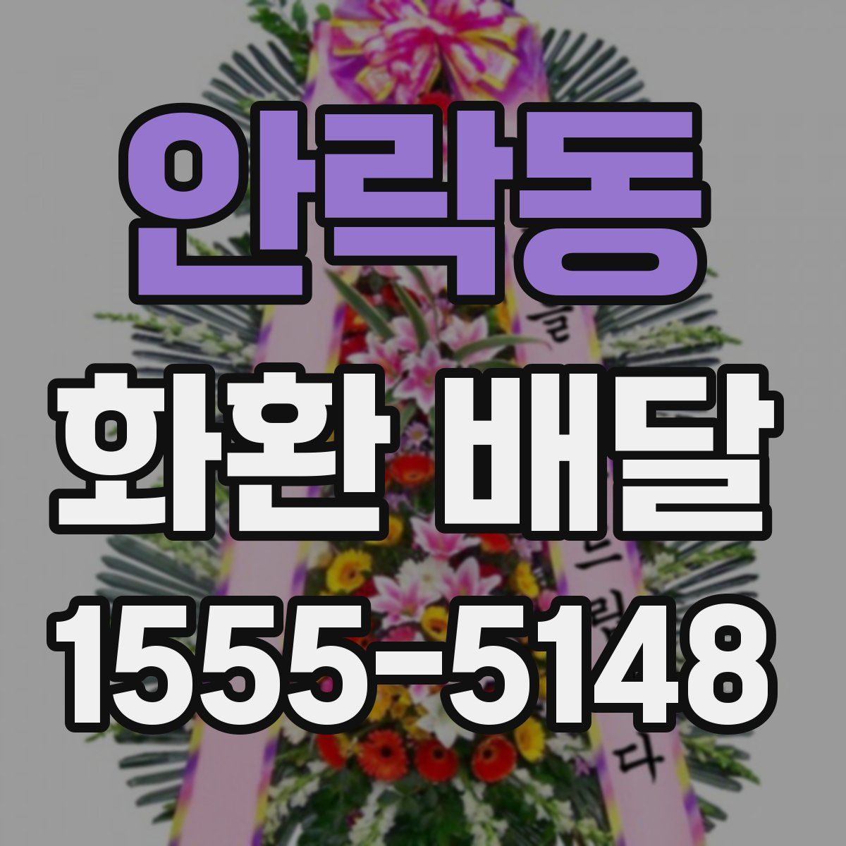 안락동 화환 배달