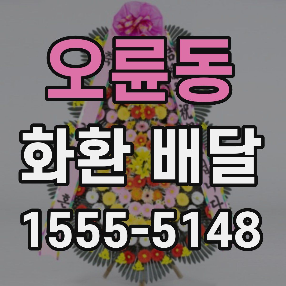 오륜동 화환 배달