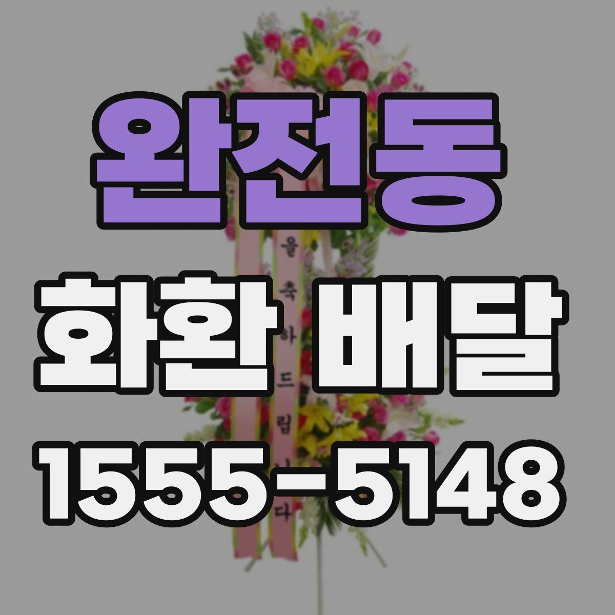완전동 화환 배달