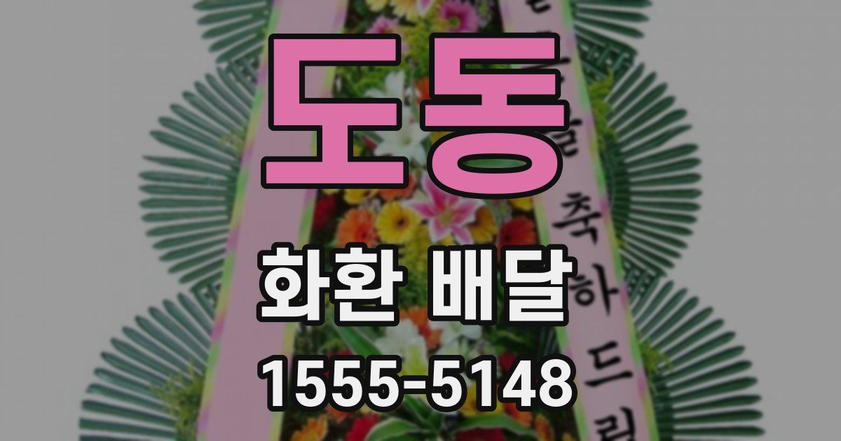 도동 화환 배달