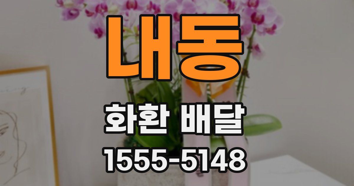내동 화환 배달
