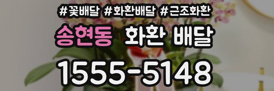 송현동 화환 배달