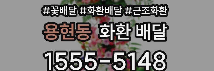 용현동 화환 배달