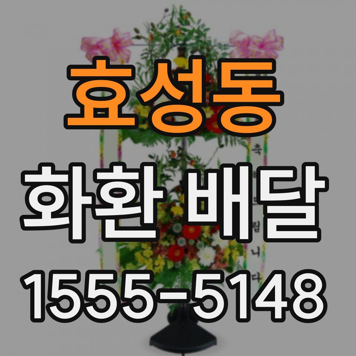 효성동 화환 배달