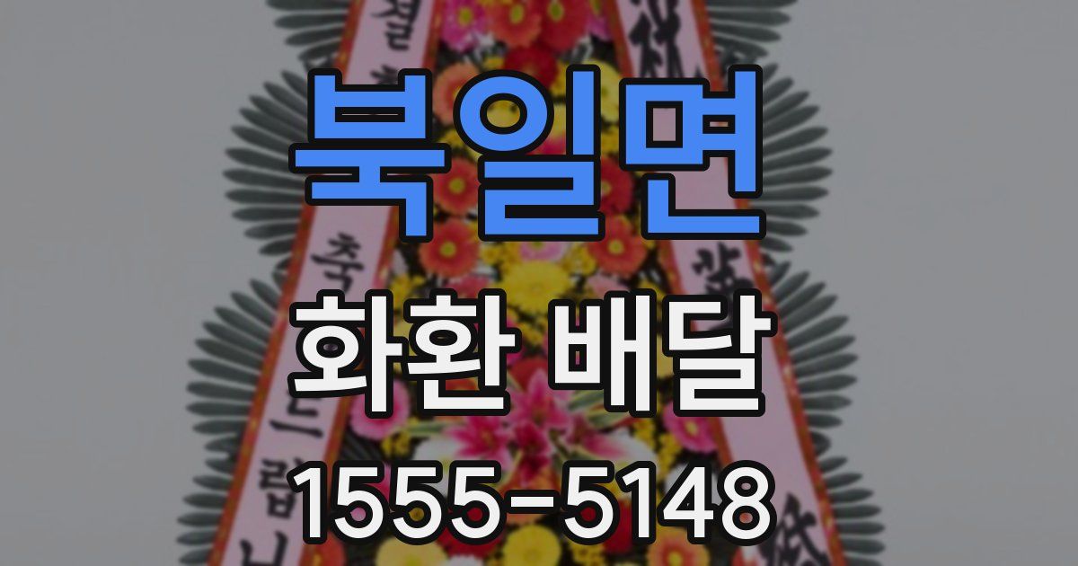 북일면 화환 배달