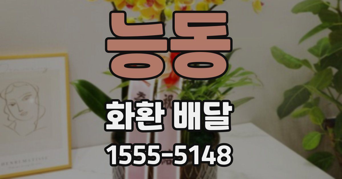 능동 화환 배달