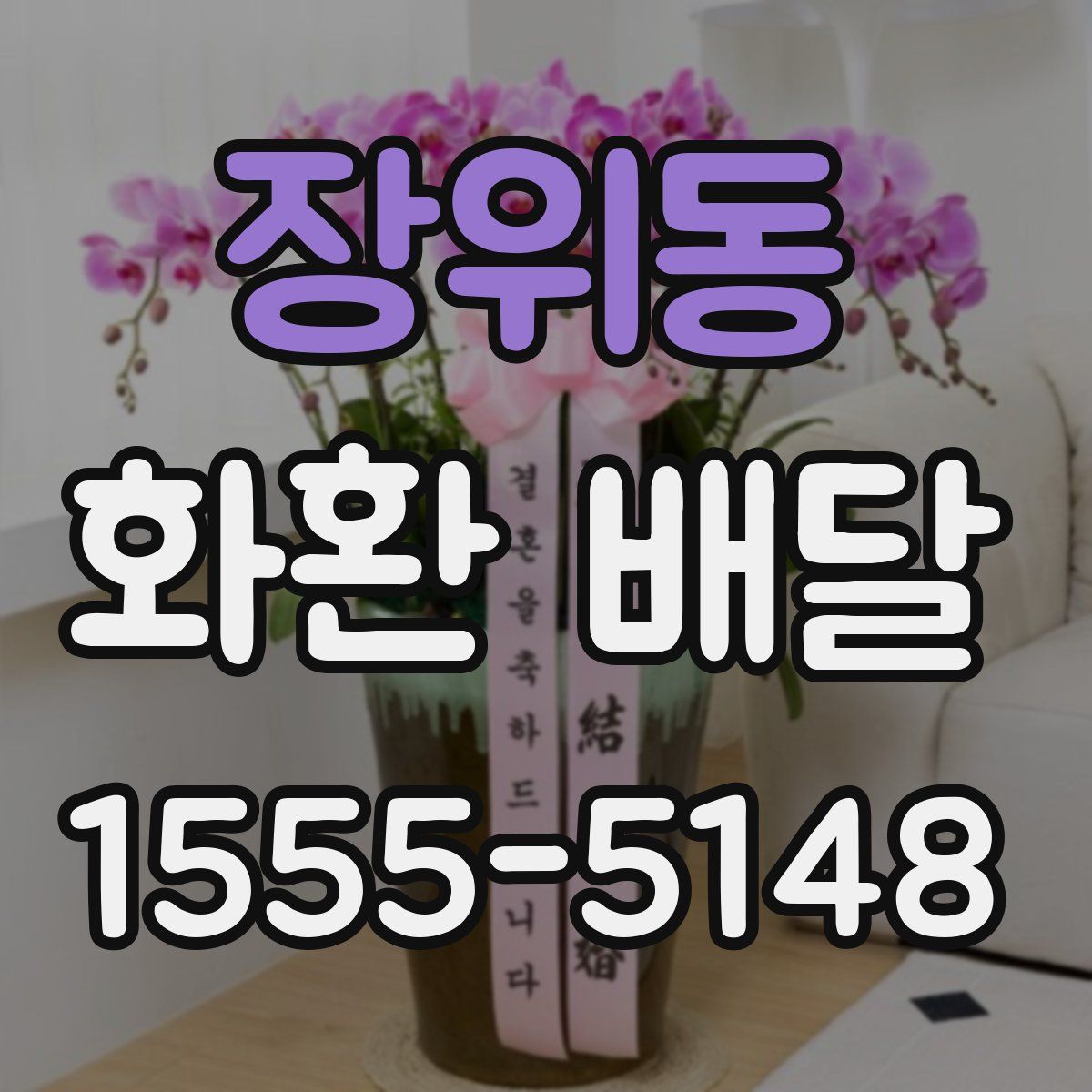 장위동 화환 배달