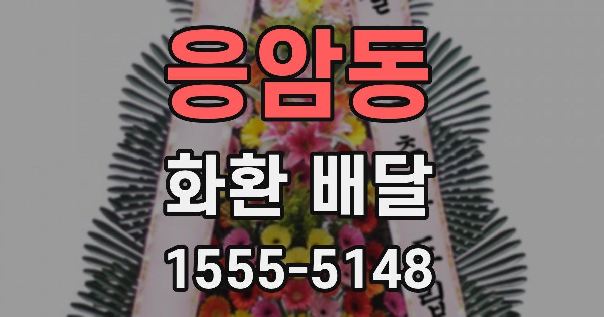 응암동 화환 배달