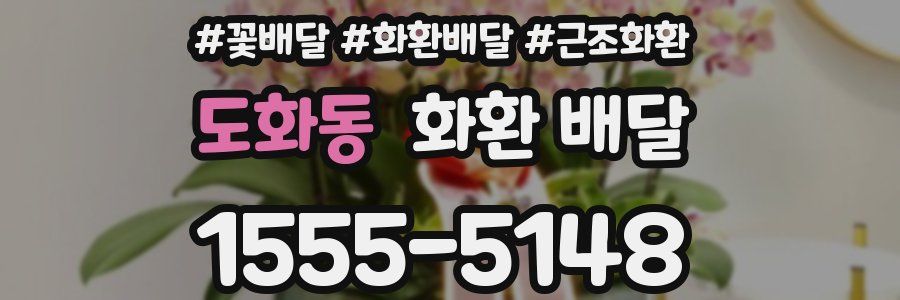 도화동 화환 배달