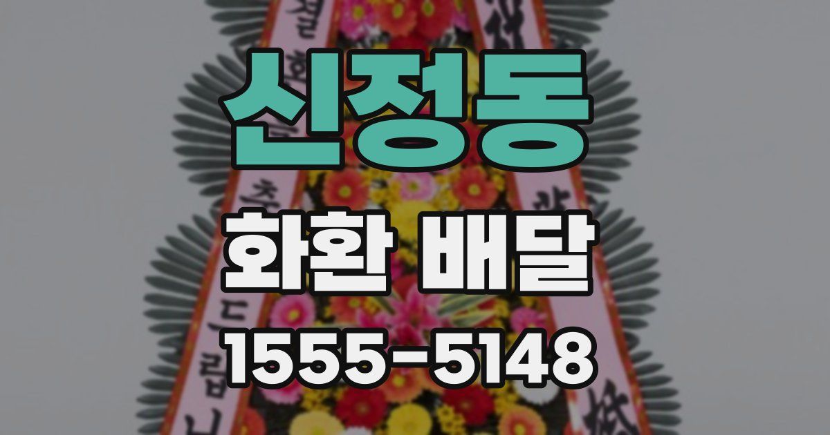 신정동 화환 배달