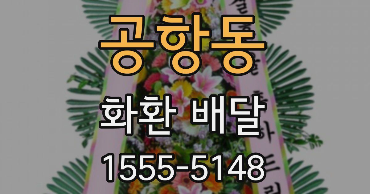 공항동 화환 배달