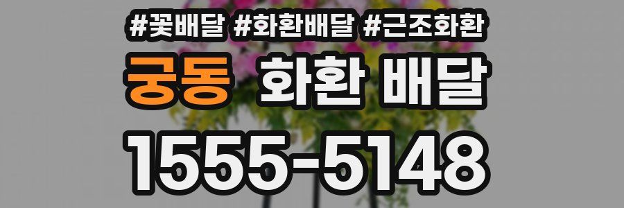 궁동 화환 배달