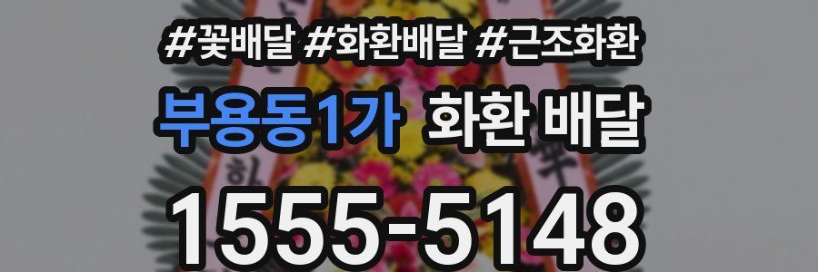 부용동1가 화환 배달