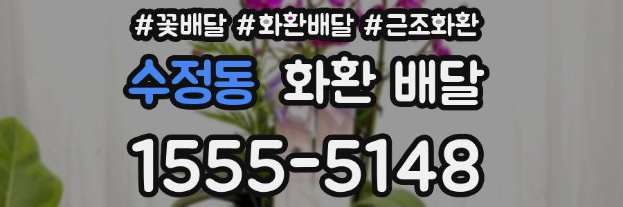 수정동 화환 배달