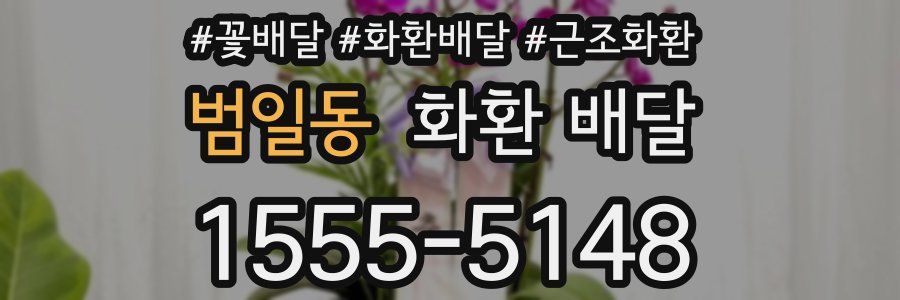 범일동 화환 배달