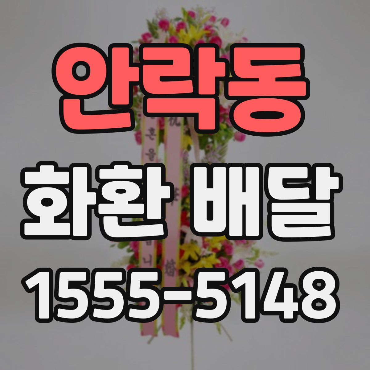 안락동 화환 배달