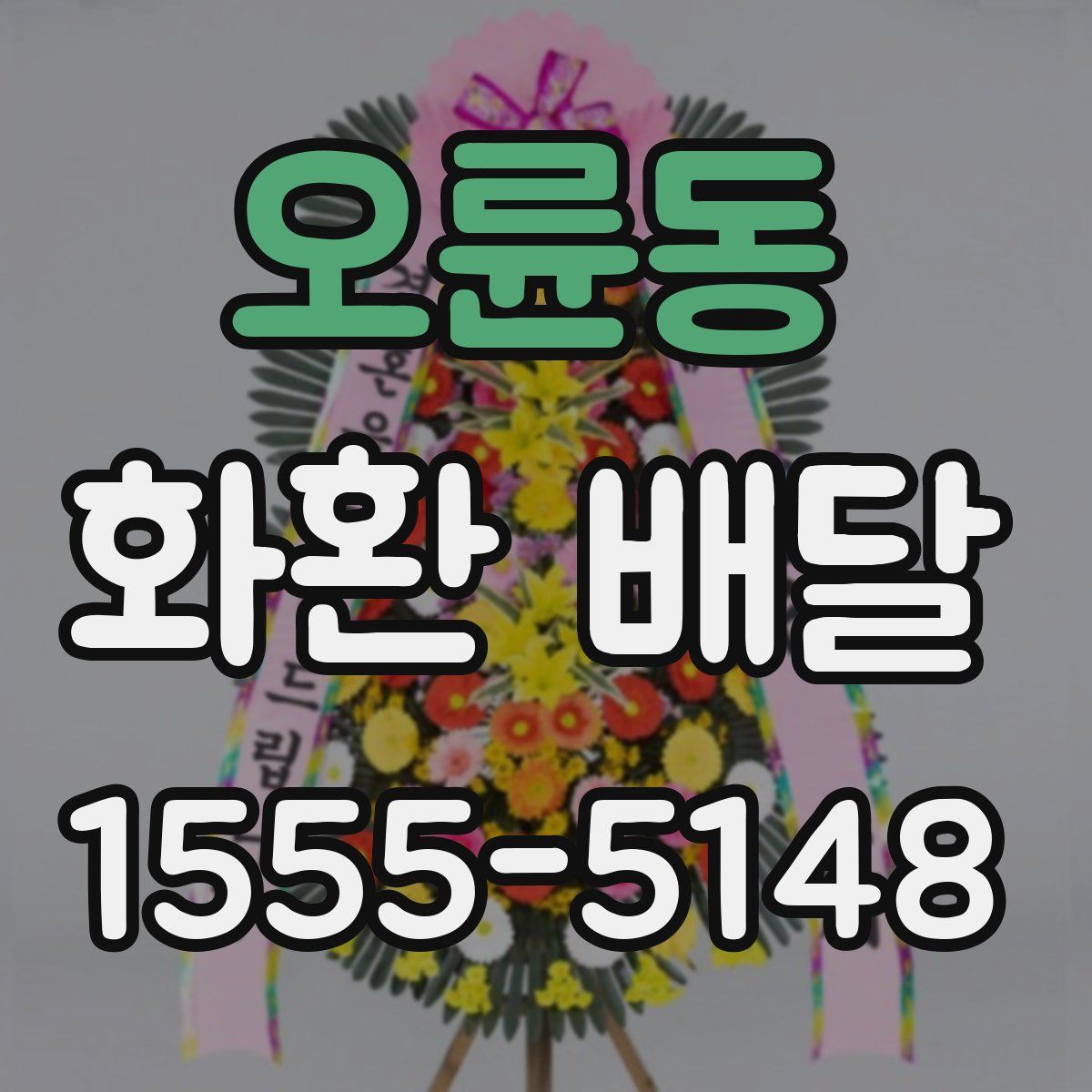 오륜동 화환 배달