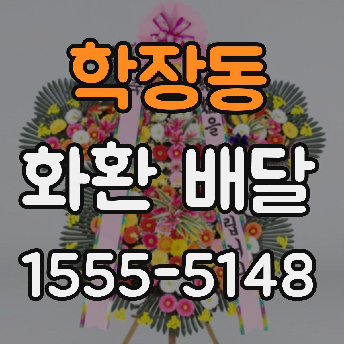 학장동 화환 배달