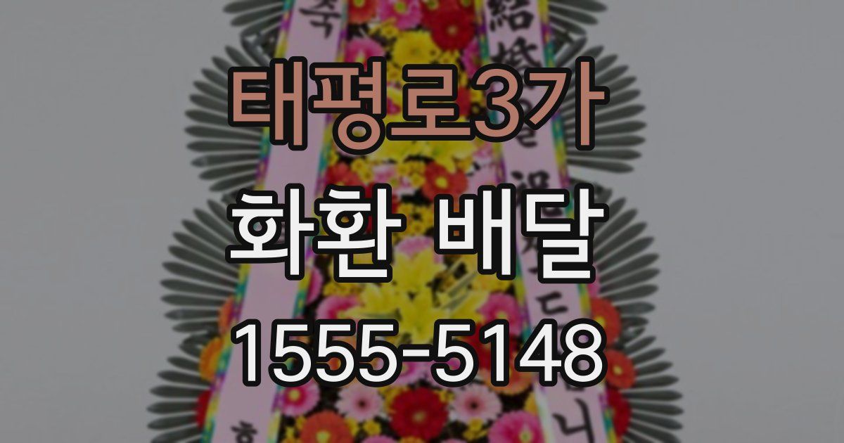 태평로3가 화환 배달