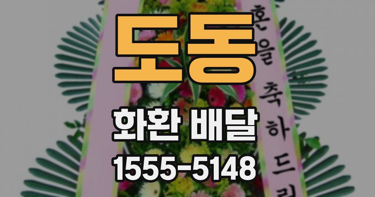 도동 화환 배달