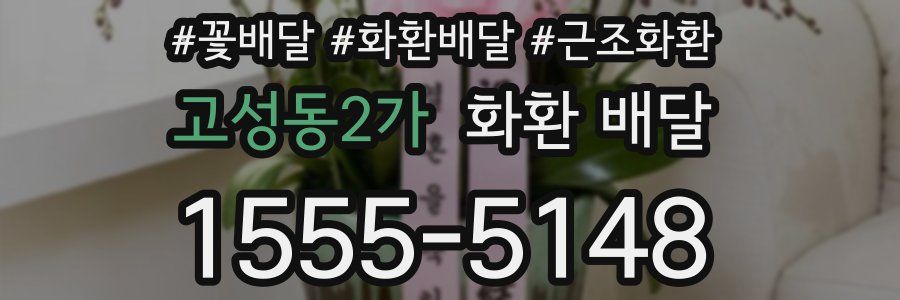 고성동2가 화환 배달