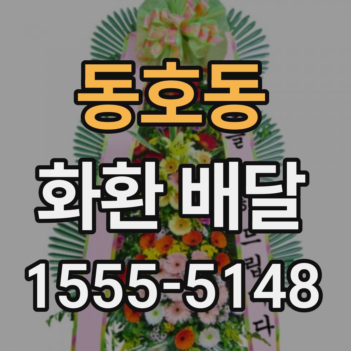 동호동 화환 배달