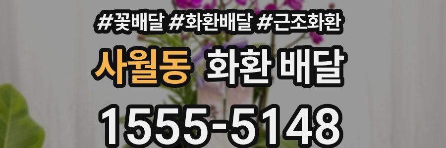 사월동 화환 배달