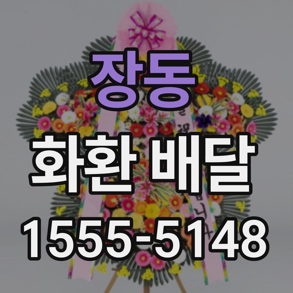 장동 화환 배달