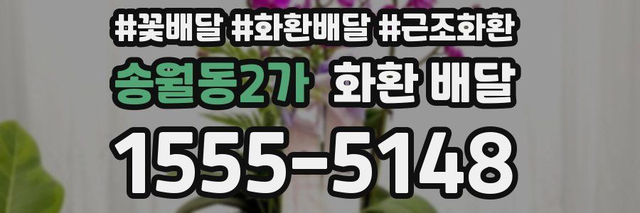 송월동2가 화환 배달
