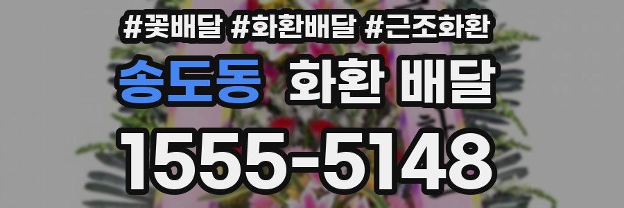 송도동 화환 배달