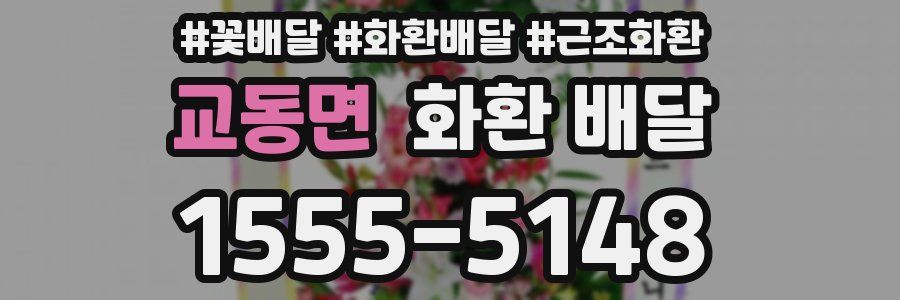 교동면 화환 배달
