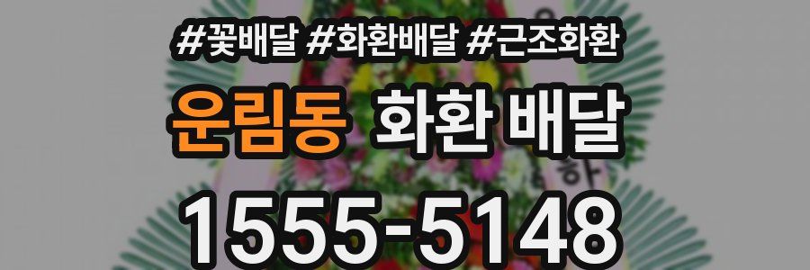 운림동 화환 배달