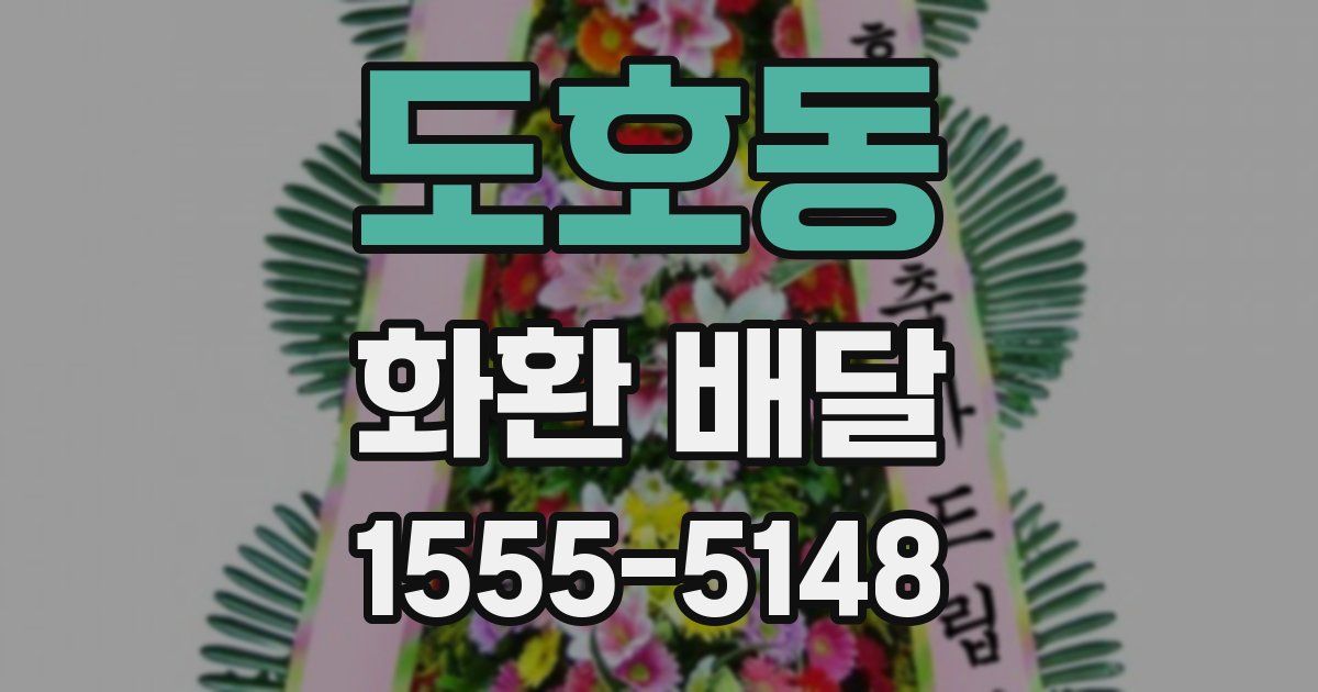 도호동 화환 배달