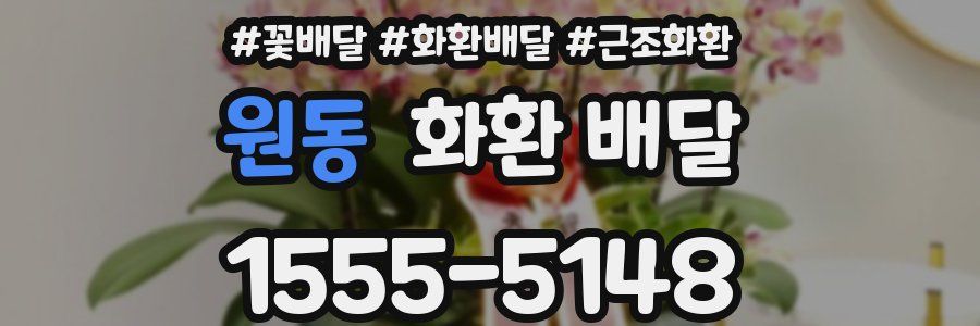 원동 화환 배달