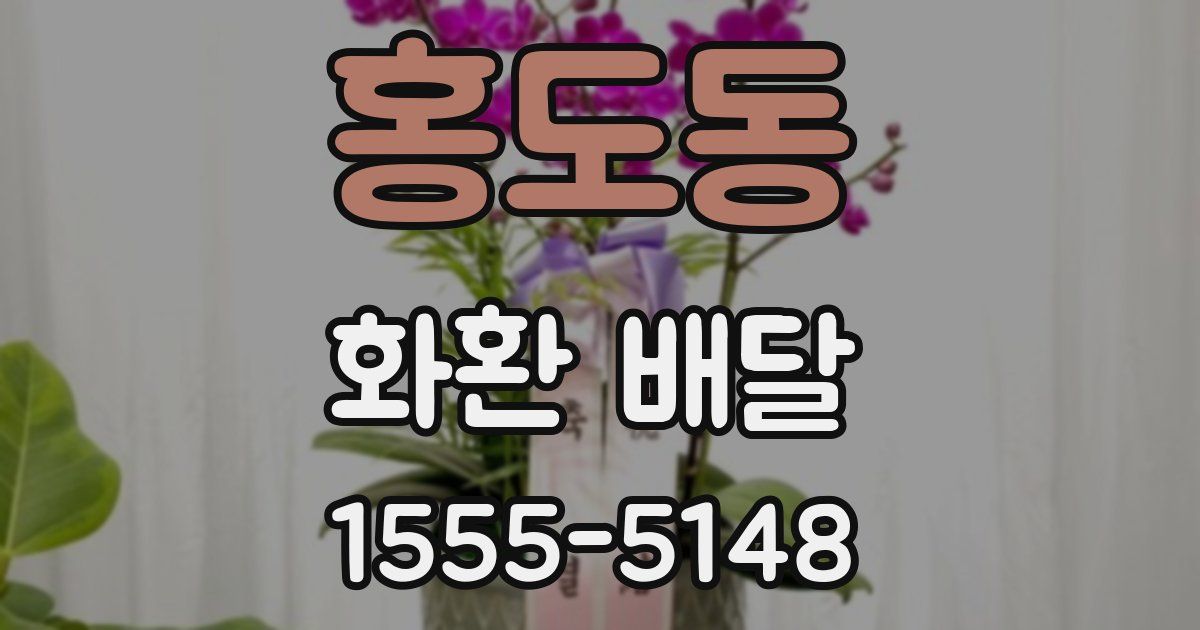 홍도동 화환 배달