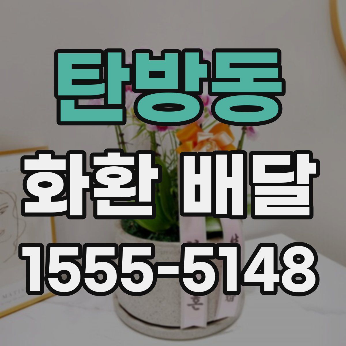 탄방동 화환 배달
