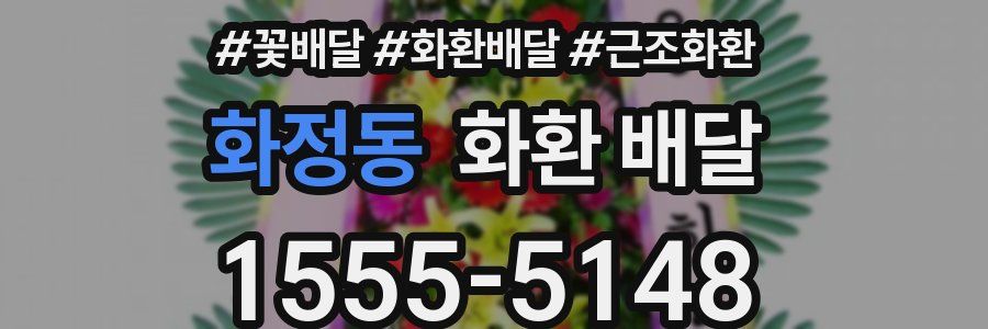 화정동 화환 배달