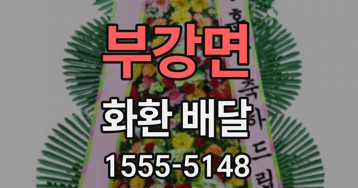 부강면 화환 배달