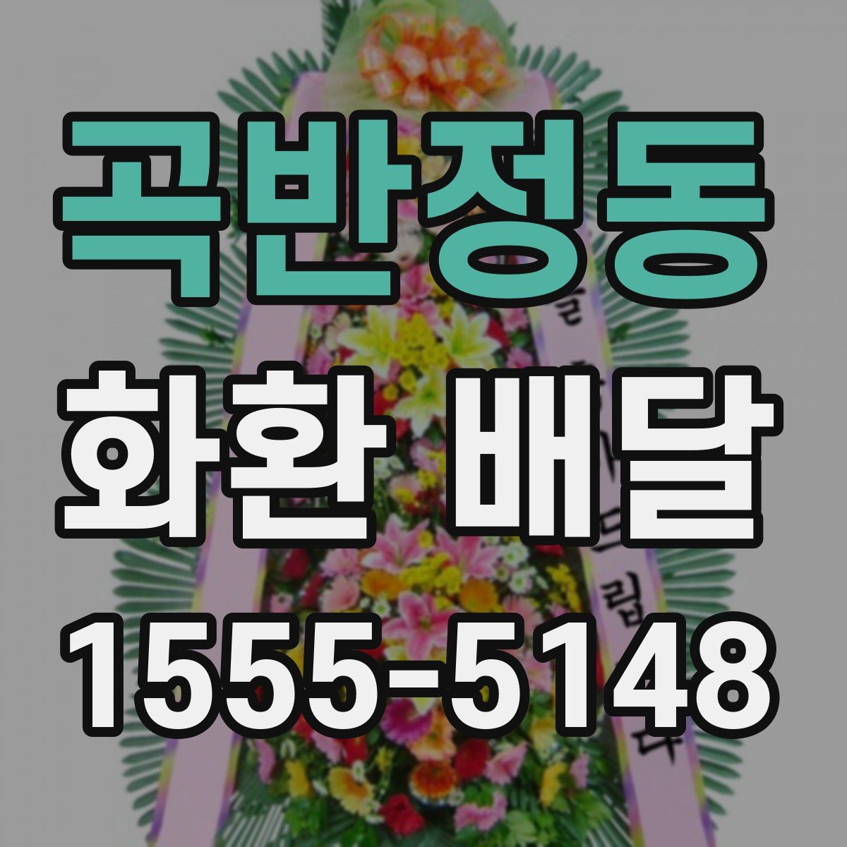 곡반정동 화환 배달