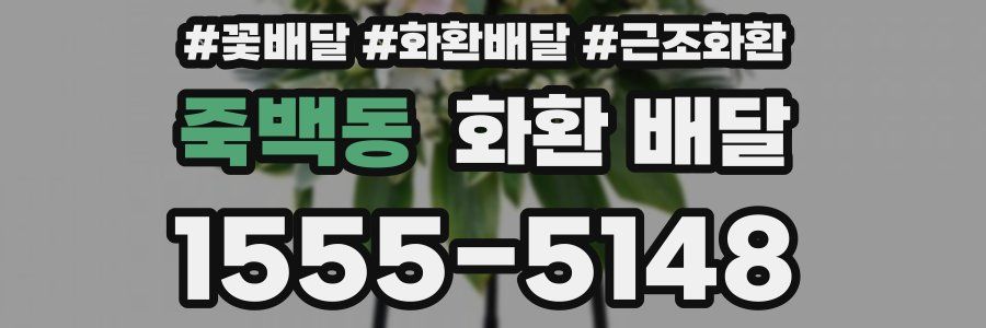 죽백동 화환 배달
