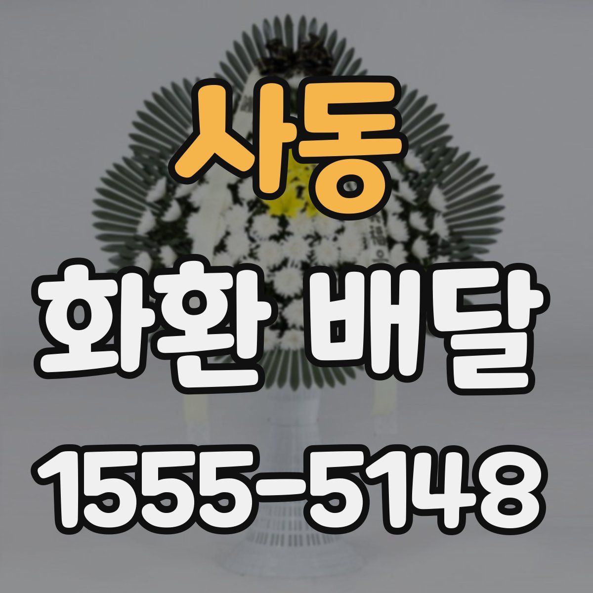사동 화환 배달