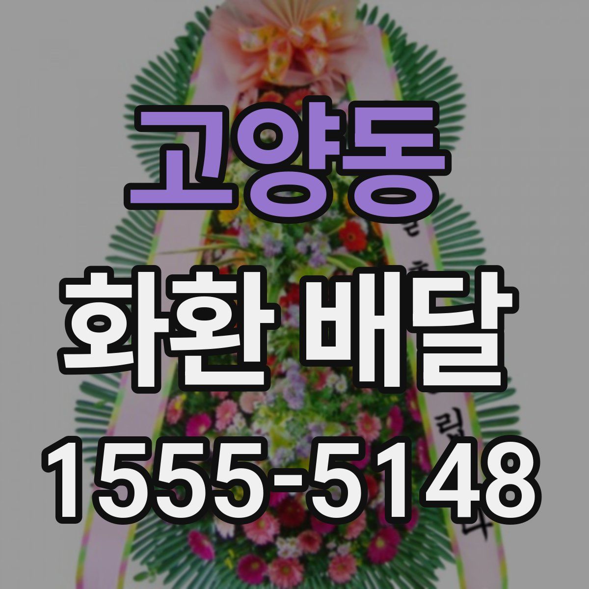 고양동 화환 배달