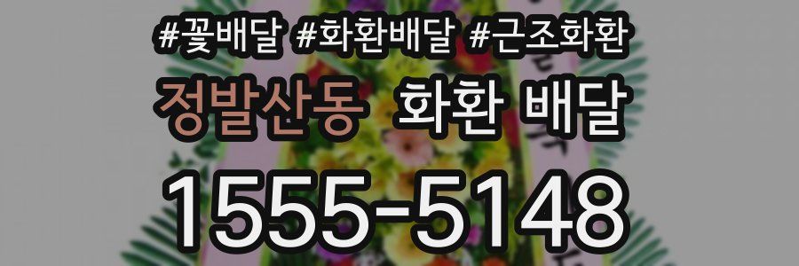 정발산동 화환 배달