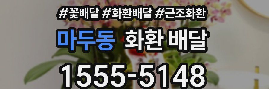 마두동 화환 배달