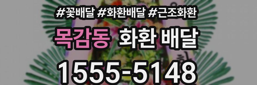 목감동 화환 배달