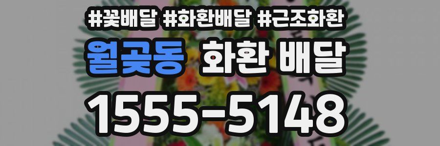 월곶동 화환 배달